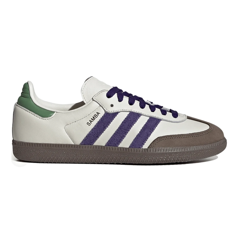 Adidas Samba OG – Off White Core Purple Green Brown
