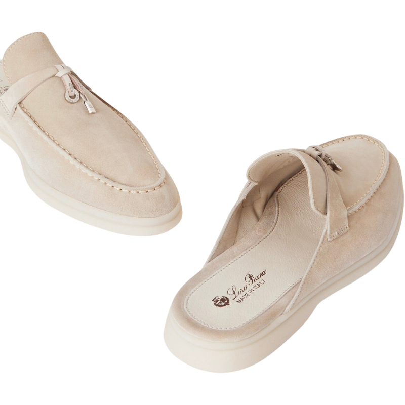 Loro piana Babouche Charms Walk Loafer 'Linen'