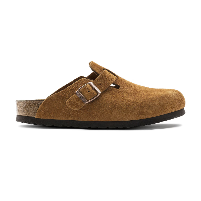 Birkenstock Boston Soft Footbed Suede Mink