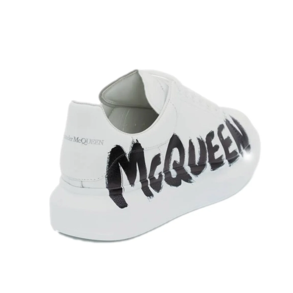 Alexander Mcqueen Oversized – Graffiti White Black
